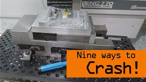 cnc machine crash prevention|how to prevent crashing machine.